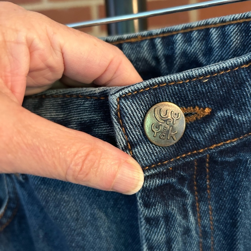 Lucy &β Yak Dana Mom Jeans π Vintage Denim π± Sustainable 90s Streetwear - Picture 8 of 11